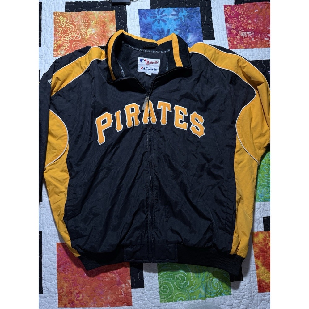 Vintage Pittsburgh Pirates Majestic Authentic Collection Jacket XXL